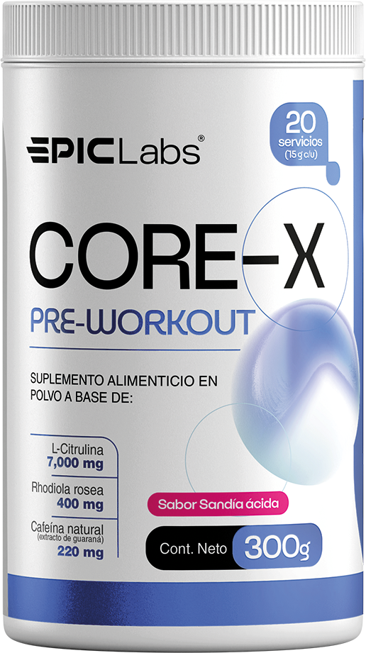 COREX® Pre-Workout sin cafeína sintética