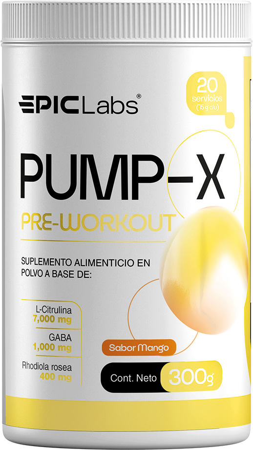 PUMPX® Pre-entreno sin estimulantes